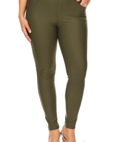 Plus Size Skinny Fit Casual Ponte Pants
 44.6 USD

 Improve your comfort and style with our Skinny Fit Plus Size Casual Ponte Pants. With a skinny fit design, these pants give you a sleek and slim silhouette. The ponte fabric offers stretch and durability, making them perfect for everyday wear. Upgrade your wardrobe with our versatile and chic ponte pants.
 
 Dress to impress in these ponte knit slim pants. With a skinny leg design and easy pull-on style, they're the picture of work-to-weekend chic.Elastic at WaistFunctional Front & Back PocketsSkinny FitPull-Up StyleMid RiseCare: Machine Wash Cold, Do not Bleach, Tumble Dry Low, Iron LowImported
 
 

Style: CASUAL

Print / Pattern: SOLID

Silhouette: PONTE KNIT

Fit: SKINNY FIT

Embellishment: POCKETS

Length: FULL LENGTH

Closure: PULL UP

Lining: NO

 
 Made In: Imported
 
 Fabric Contents: 65% Rayon, 30% Nylon, 5% Spandex
 
 

Stretch fabric

Non-sheer fabric

 
 Care Instructions: Care: Machine Wash Cold, Do not Bleach, Tumble Dry Low, Iron LowImported
 
 Size Measurement (inch):
 
 

XL: (Waist), (Hips), (Inseam), (Length)

2XL: (Waist), (Hips), (Inseam), (Length)

3XL: (Waist), (Hips), (Inseam), (Length)

 https://fashionsenvy.com/products/ladys-plus-size-ponte-pants-plus-size