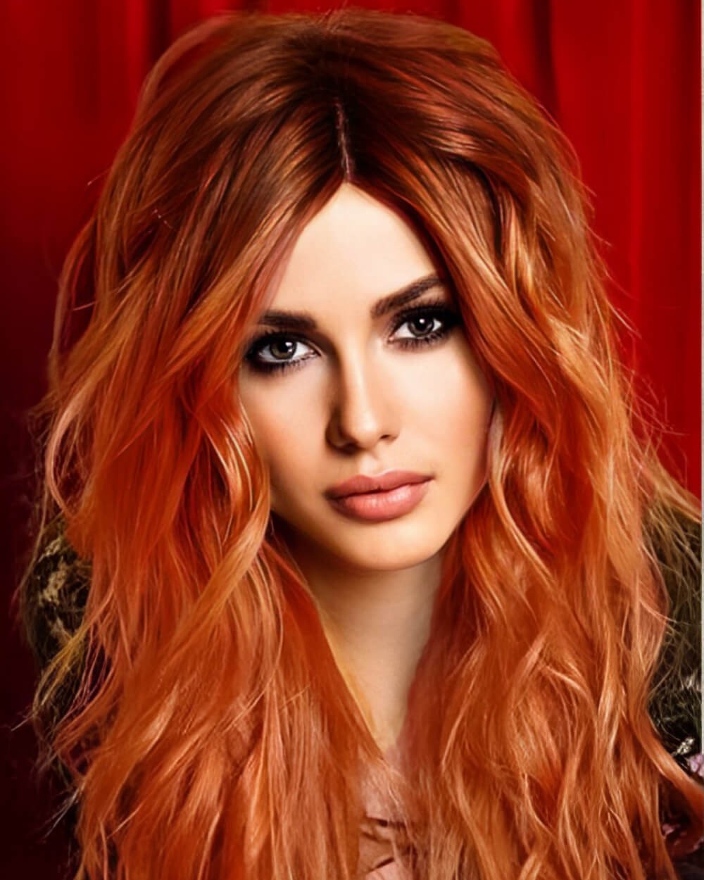 Ready to turn heads? 🌟

Our Ginger-Brunette Root Wig brings together warm ginger tones and rich brunette roots for a stunning, dimensional look. The soft waves add volume and movement, framing your face perfectly. 

Say goodbye to tangles and hello to effortless style! 

#WigLife #SyntheticWigs #HairGoals #NewArrivals #Emmor