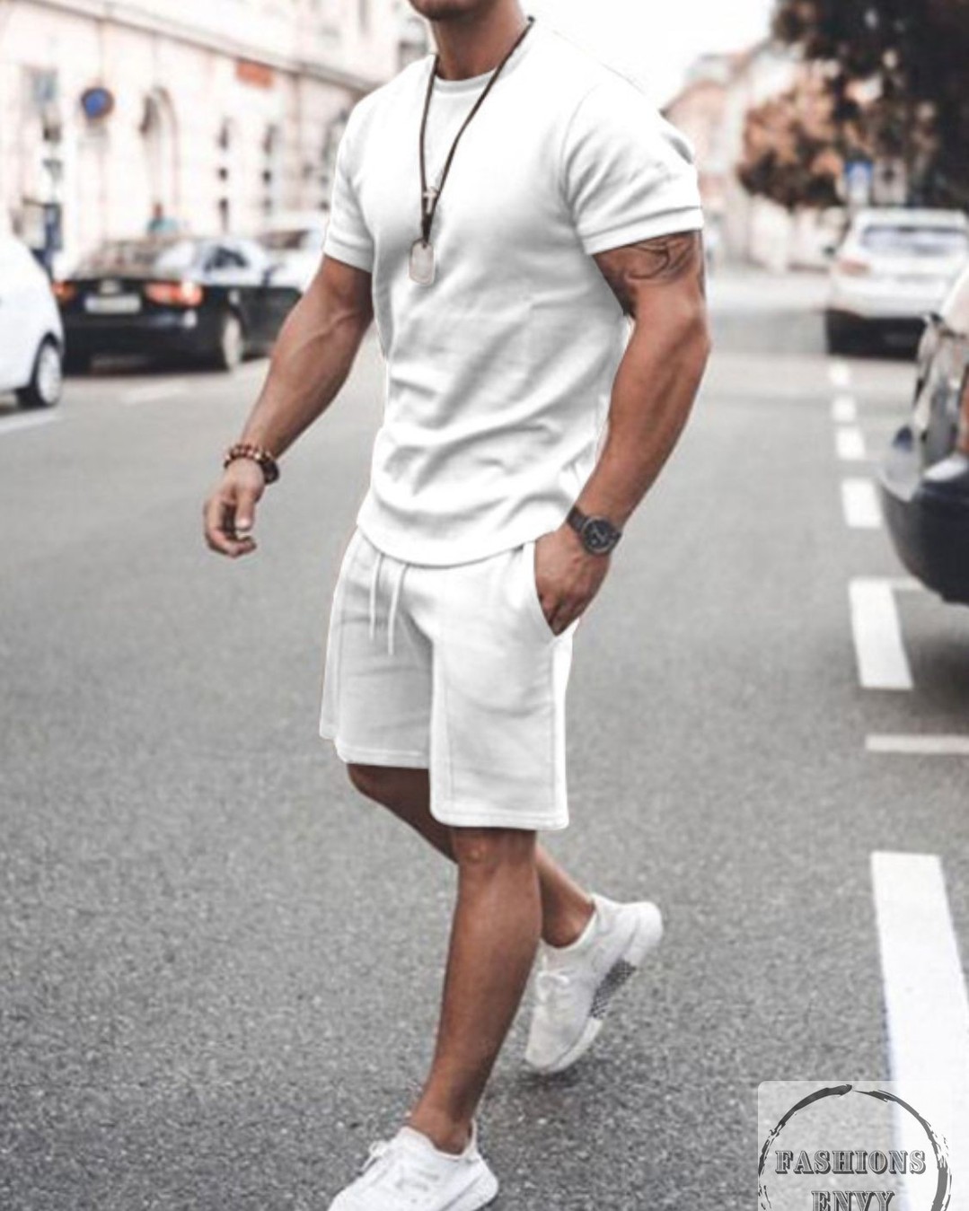 Comfort meets style in our Men's Plus Size Round Neck Short Sleeve Top and Shorts Set! 

Perfect for lounging or casual outings, this two-piece set is slightly stretchy and made from a soft blend of polyester and cotton. 

Feel great and look even better! 

#PlusSizeFashion #ComfortWear #CasualStyle #NewArrivals #UnyieldingGear