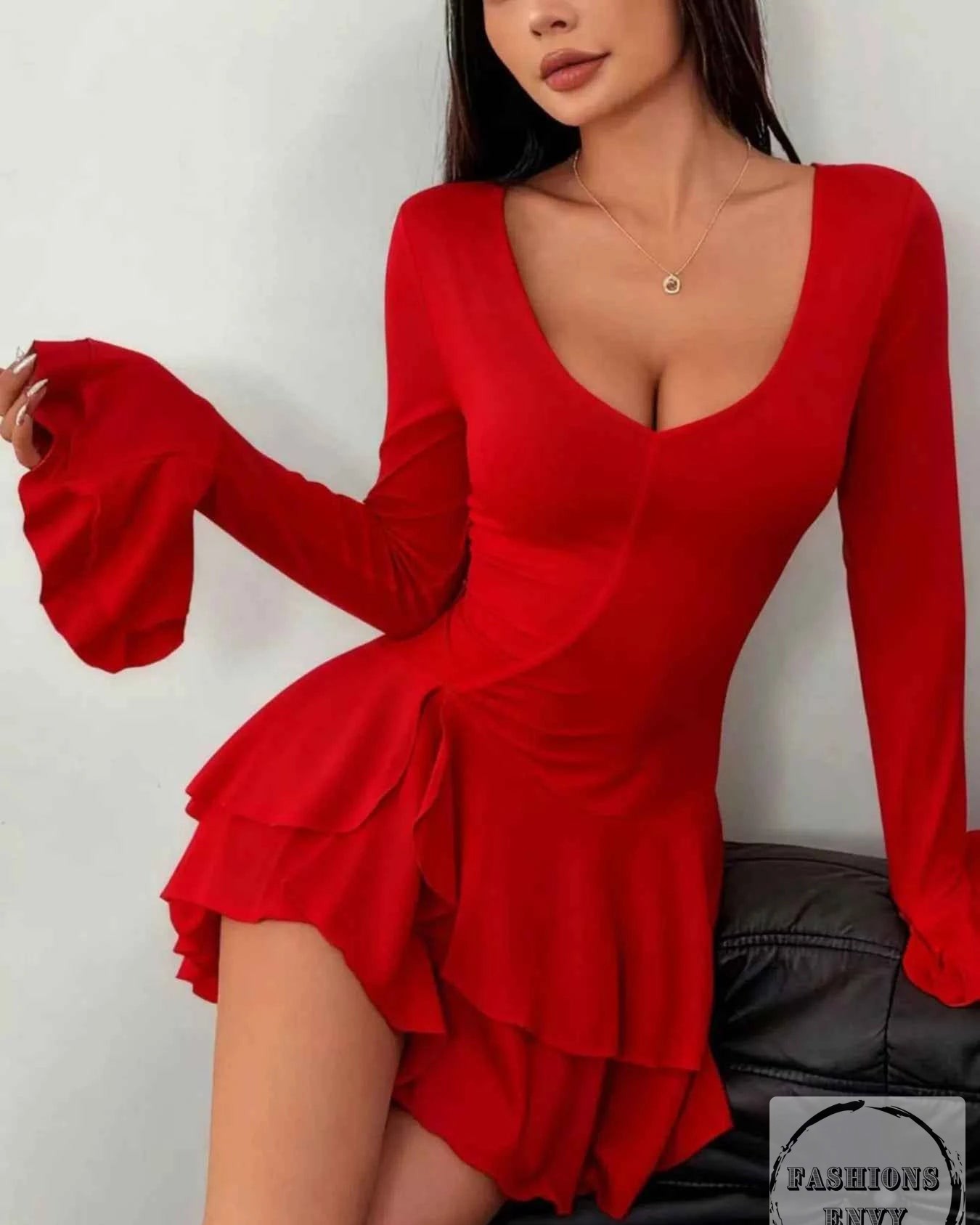 Heads will turn when you step into the room wearing this stunning mini dress! 

With flounce sleeves and playful tiered ruffles, it’s designed to make you feel feminine and fabulous. Perfect for parties, date nights, or any occasion where you want to shine. 

Grab yours now: 
 

#FlounceSleeve #MiniDress #NewArrivals #RuffleDress #Fashionista