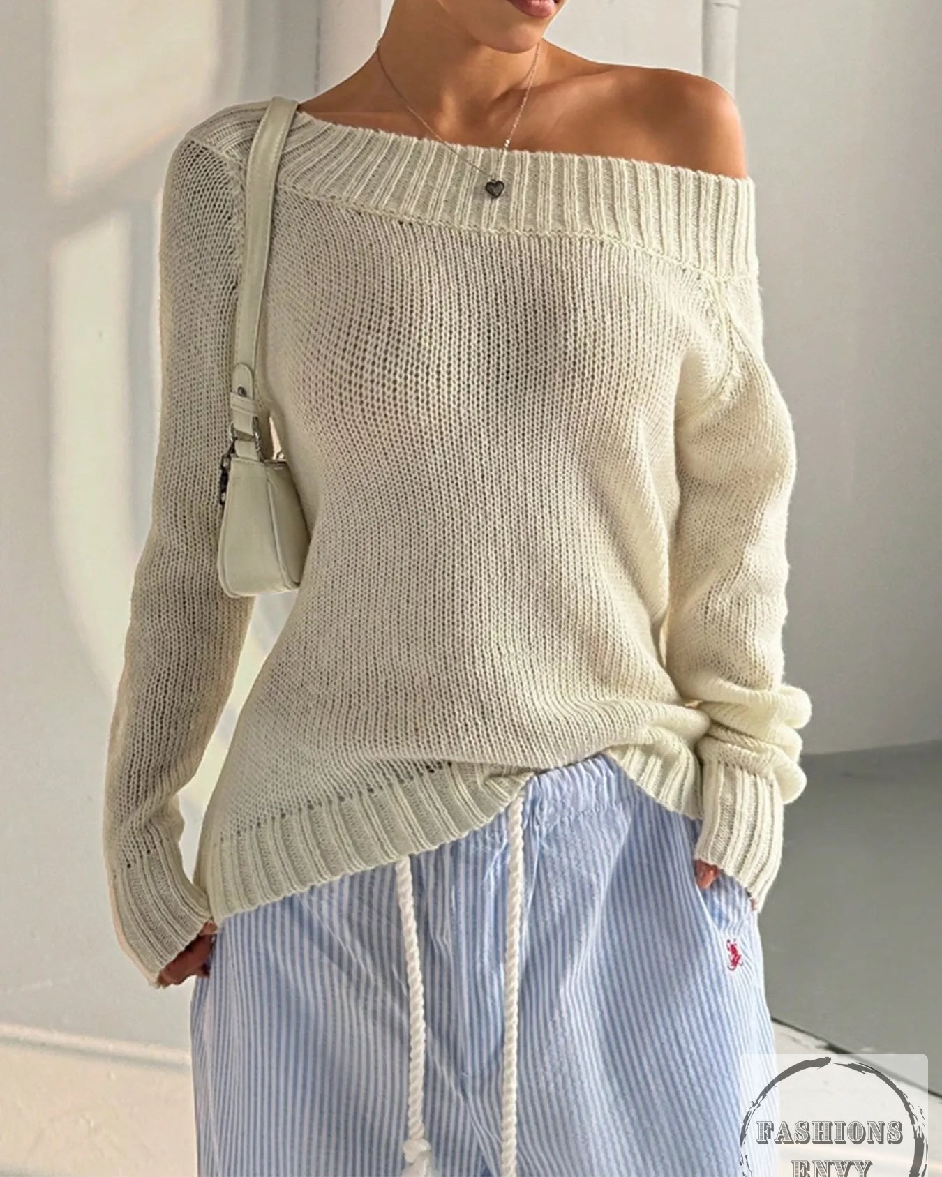 Ever wondered how a simple sweater can transform your wardrobe? 

Meet the Ribbed Knit Boat Neck Sweater—your new “go-to” piece for effortless style. 

Crafted from 100% polyester, it's slightly stretchy for a comfortable fit. Perfect for layering or wearing solo, it pairs beautifully with jeans or skirts.

And the best part? This chic look is yours now for just $28.05! 

Don’t miss out on this must-have item. 

Shop now: 

#FashionFinds #SweaterWeather #NewArrivals #ChicStyle #FashionEnvy