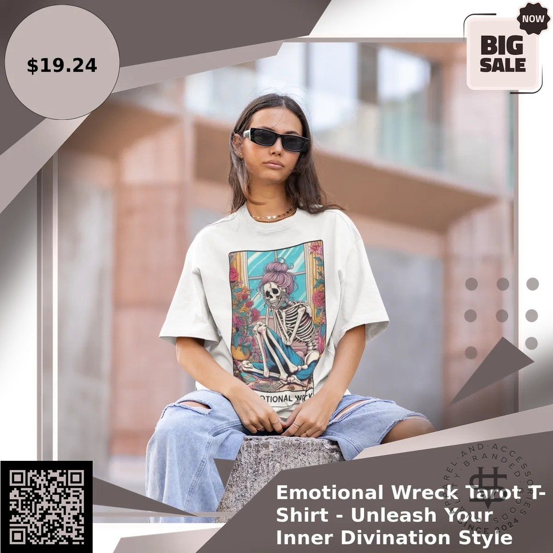 Dive into the mystic! 🌌 The Emotional Wreck Tarot T-Shirt invites you to wear your feelings with ...