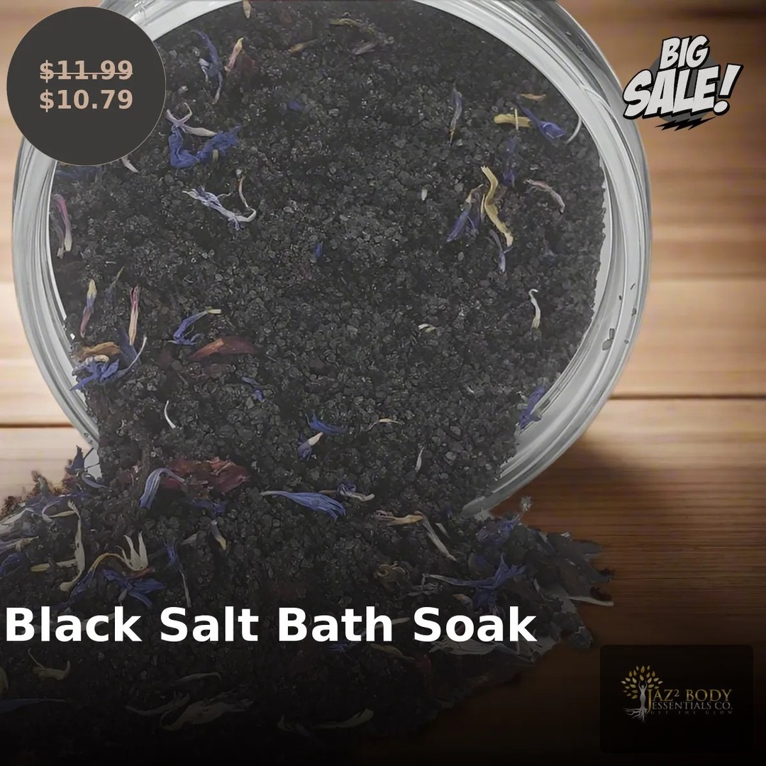 Did you know that soaking in volcanic salt can boost your mood and soothe aching muscles? 🛁✨ 

Dive into the tranquil experience of our Black Salt Bath Soak, enriched with over 70 minerals and electrolytes. 

Perfect for unwinding after a long day, it detoxifies your skin while providing the relaxation you deserve. 

Transform your bath into a rejuvenating escape for only $10.79. 

Click the link to indulge yourself: 

#SelfCareSunday #SpaAtHome #BathTimeBliss #WellnessJourney #PamperYourself