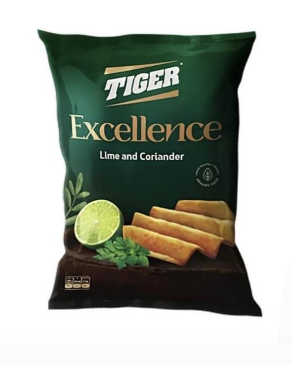 Craving a snack that bursts with flavor? 

Meet the extraordinary Tiger Excellence Lime and Coriander Chips! 

These crispy delights combine zesty lime and aromatic coriander for a taste experience like no other. Perfect for elevating your snack game or sharing with friends during movie night. 

Now at just €7,00, these exclusive chips are a treat you won't want to miss. Grab yours today and indulge in the premium excellence! 

Order now here: 

#TigerExcellence #SnackTime #ChipsLovers #FlavorExplosion #GourmetSnacks