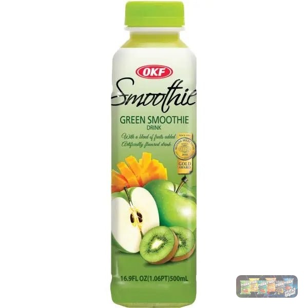 Did you know that a delicious burst of fruit can give your day a refreshing kick? 🍏🥭

Dive into the rich flavors of our OKF Smoothie Green! 

Each bottle is a tantalizing blend of kiwi, apple, and mango. 

Packed with multivitamins and probiotics, it’s not just tasty—it’s a healthy choice that supports your well-being. 

Enjoy it chilled for that ultimate fruity experience! 

Grab yours now for only €19,00! 

👉 

#GreenSmoothie #HealthyLiving #NutritiousBeverage #OKFSmoothie #SmoothieTime