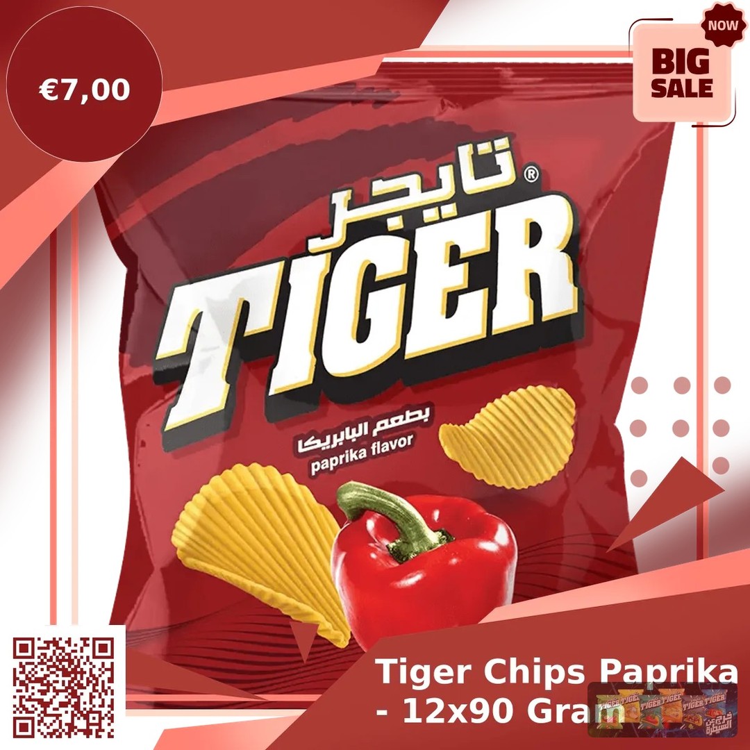 What’s better than a crisp, flavorful snack? One that brings a kick of paprika right to your taste buds! 🌶️

Tiger Chips Paprika are here, and they’re not just any chips. They’re a burst of flavor wrapped in every crunch, making snack time a mini celebration. 

Perfect for sharing or enjoying all to yourself. 

Dive into deliciousness for just €7,00 and let the crispy goodness elevate your snacking experience!

Grab yours now: 

#SnackAttack #TigerChips #PaprikaLove #CrispyDelight #TasteTheFlavor