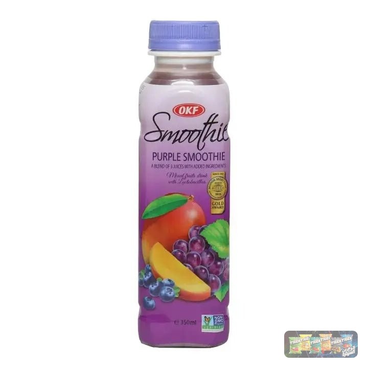 Who says healthy can't be delicious? 🍇🥭

Dive into the vibrant flavors of our OKF Smoothie, where the perfect blend of blueberry, red grape, and mango awaits you. 

Packed with probiotics and multivitamins, this refreshing drink offers a boost for your day—without artificial additives! 

Whether you're on the go or taking a moment to relax, enjoy a sip of fruity goodness that nourishes your body and delights your taste buds. 

Grab yours now for only €19,00! 

#HealthyDrinks #SmoothieLove #ProbioticPower #FruitFusion #DrinkFresh
