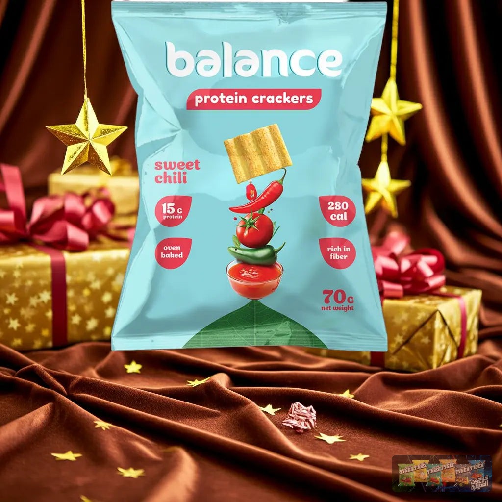 Who says snacking can’t be packed with protein? 💪 

These Balance Crackers in Sweet Chili flavor bring a delightful crunch, plus 15g of protein per serving! 

Baked, not fried, they’re the perfect guilt-free snack for your fitness journey or a tasty treat to satisfy cravings. 

Why compromise when you can enjoy every bite? 

Grab your pack now for only €6,00! 🍽️ 
👉 

#HealthySnacks #ProteinPower #SweetChili #FitnessFuel #OvenBaked