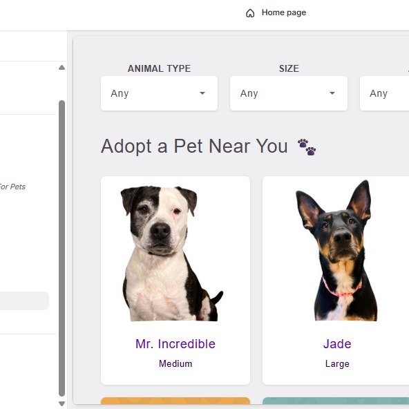 BIG UPDATE from Mario’s Choice!
We’re excited to announce a new feature on our website…
You can now find adoptable pets near you right from our homepage!
Because we believe every pet deserves a loving home 
Whether you're looking to adopt or just want to browse and fall in love (like we always do ), check it out here:
 marioschoicellc.com
Let’s help more pets find their forever homes
#AdoptDontShop #PetAdoption #MariosChoice #PetLovers #RescuePets