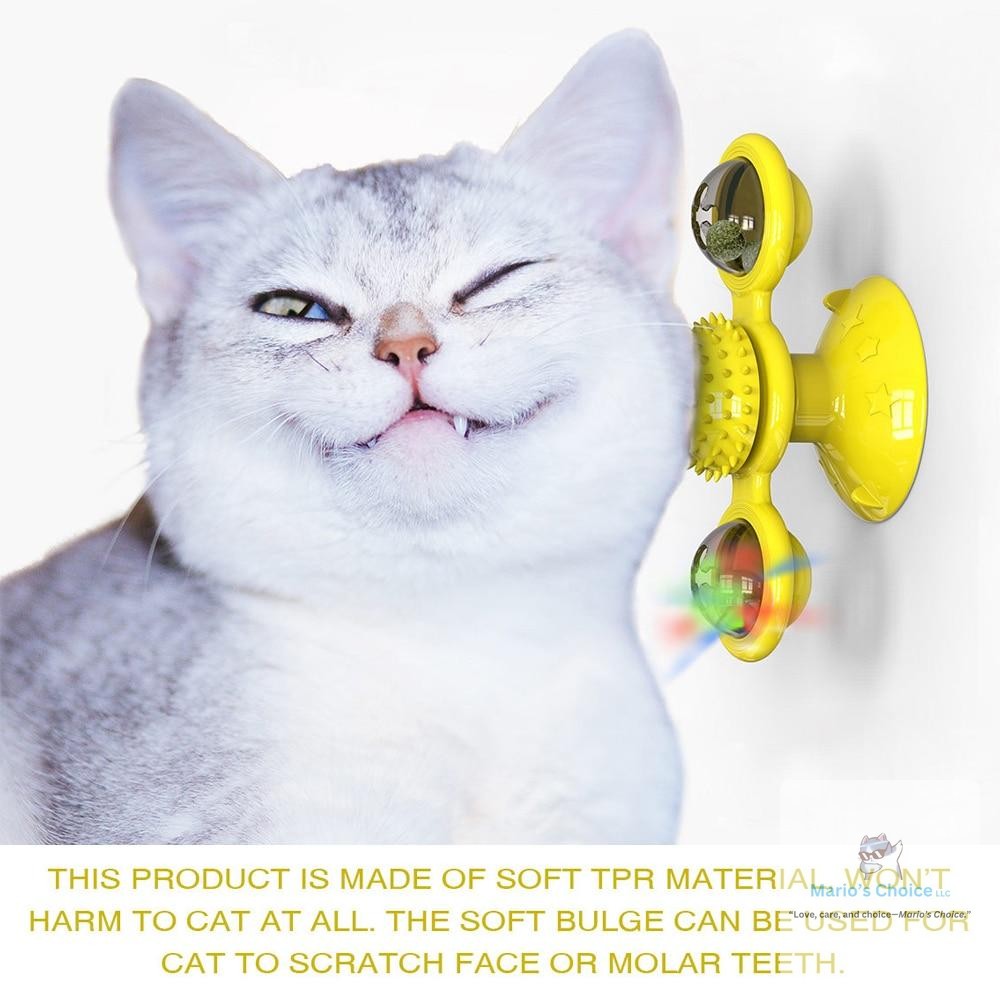 Is your cat bored at home? 🐾

Keep them entertained for hours with our Interactive Cat Toy! This whirling wonder not only spins with LED balls but also helps clean their teeth while they play. 

Perfect for indoor fun, it sticks securely to any surface. 

#CatToy #InteractivePlay #HappyCats #IndoorFun #CatExercise