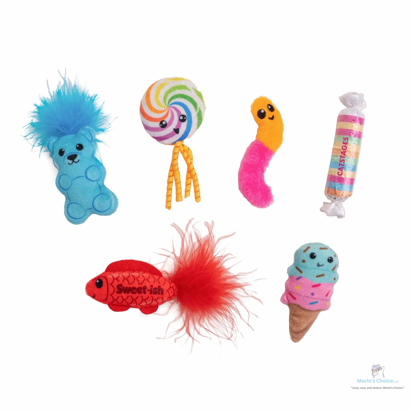 Did you know that playtime is essential for your cat's happiness? 🐾 

Our Catstages Kitty Sweet Treats 6 Pack is packed with catnip, feathers, and crinkle material to keep your feline friend entertained for hours. Perfect for pouncing, chasing, and chewing, these candy-themed toys will ignite their inner party animal!

Grab yours now: 
 

#CatToys #HappyCats #PetSupplies #CatLovers #PlaytimeFun