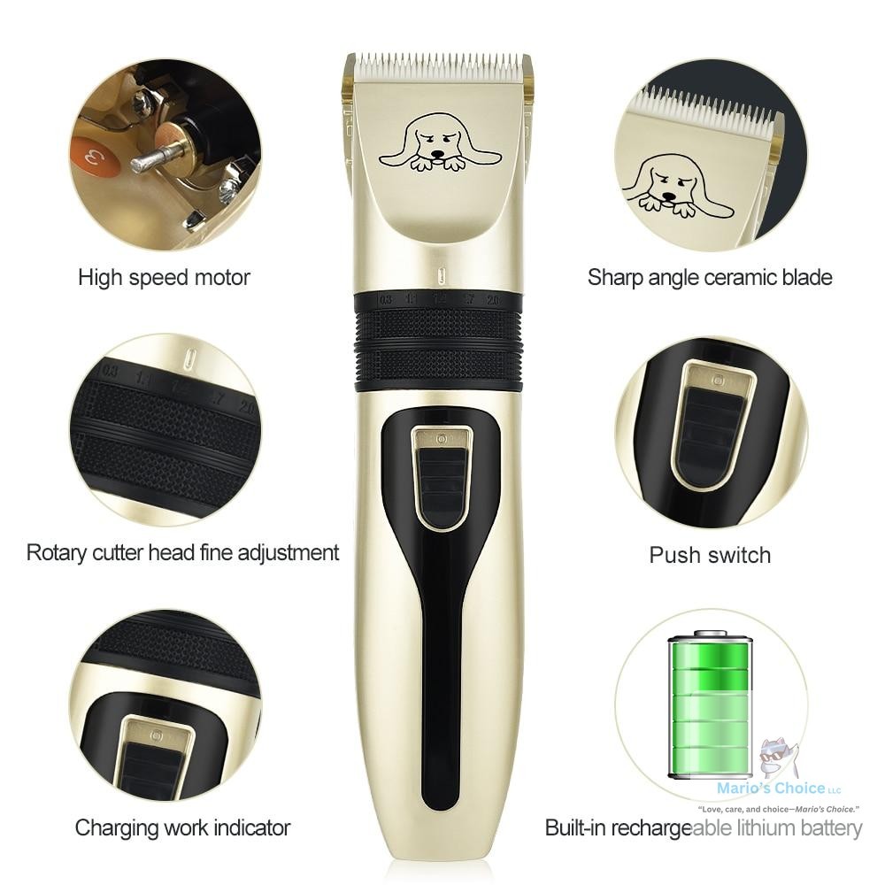 Did you know that grooming can be a relaxing experience for your pet? 🐾

With our Professional Pet Hair Clipper Set, you can turn grooming time into bonding time. This quiet, rechargeable kit ensures a stress-free experience for your furry friends. 

Say goodbye to tangled fur and hello to smooth, effortless grooming!

https://marioschoicellc.com/products/pet-hair-clipper-set

#PetGrooming #DogClippers #CatClippers #PetCare #GroomingKit