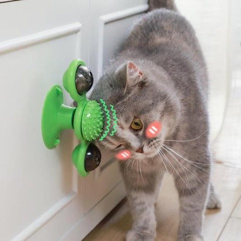 👉 Comment "Shop" order this item 👈

Windmill Cat Toy 5-in-1 👇
Love To Play With Your Cat? Funny Windmill Cat Toy That Promotes Independent Play! Perfect for Chasing, Swatting, Batting, and Interactive Play Encourage Your Cat's Natural Hunting and Playful Instincts. Attach To Any Smooth Surface - Windows, Doors, Tables, Floors! Will Spin At a Very Light Touch - Easy for Cats! Soft Center Ball Is Designed For Chewing and Face Rubbing - Reduces Cats' Anxiety! Includes Two Detachable Balls With Light And Catnip. Size: 6 x 2.5 inches. https://zenithpets.com/products/windmill-cat-toy-5-in-1