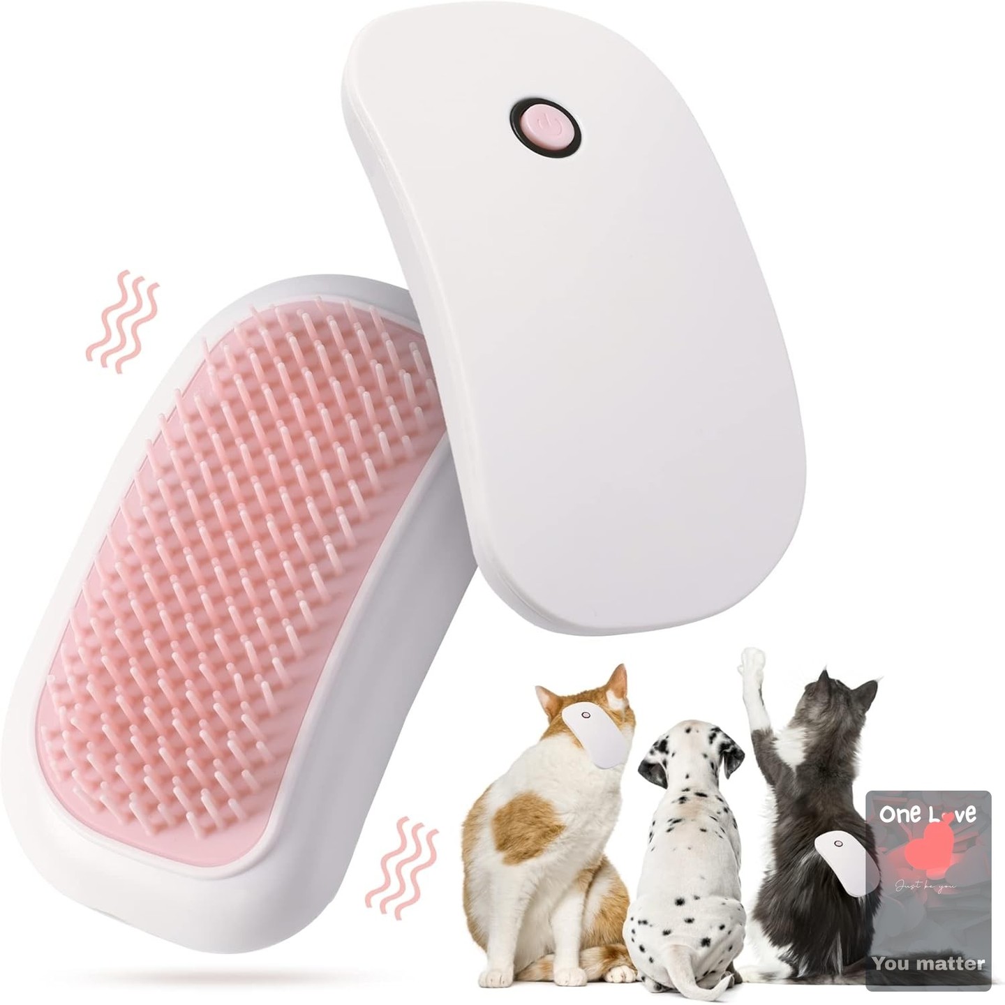 Your pet deserves a spa day too! 

Transform grooming into a joyous experience with our Electric Massage Cat Brush. 
With over 8,000 soothing micro vibrations per minute, it’s not just a brush; it’s a pampering session for your furry friend. 

Say goodbye to pesky tangles and loose fur, and hello to healthy skin and happy pets! 🐾💖 
Available now for $14.99. 

Your pet will thank you! 

https://zenithpets.com/products/electric-massage-cat-brushes-hand-held-portable-vibration-pet-brushes-remove-loose-hair-of-cats-and-dogs-and-sort-out-tangles-suitable-for-pet-massage-and-cat-dog-play-toys-pink 

#PetCare #GroomingEssentials #HappyPets #FurCare #PetLove