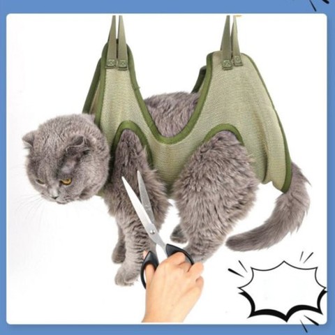 👉 Comment "Shop" order this item 👈

Cat Grooming Restraint Bag with Hammock 👇
Keep Your Cat Calm and Comfortable During Grooming with Our Cat Grooming Restraint Bag with Hammock, make Grooming a Breeze! The Perfect Grooming Accessory for Your Feline Friend Grooming your cat can be a challenging task, especially if your furry friend is anxious or uncooperative. Our Cat Grooming Restraint Bag with Hammock is designed to make grooming a breeze for both you and your cat. The innovative design allows you to safely and securely restrain your cat, while the hammock provides a comfortable and calming space for your cat to relax Features and BenefitsOur Cat Grooming Restraint Bag with Hammock is made from high-quality, durable materials that are designed to withstand even the most active cats. The bag features a mesh panel that allows for ventilation and visibility, while the hammock provides a comfortable and secure space for your cat to rest. The bag also features adjustable straps that allow you to customize the fit to your cat's size and shape Stress-Free Grooming for You and Your CatWith our Cat Grooming Restraint Bag with Hammock, grooming your cat has never been easier or more stress-free. The bag allows you to safely and securely restrain your cat, while the hammock provides a comfortable and calming space for your cat to relax. This means that you can groom your cat with ease and confidence, without worrying about your cat becoming anxious or uncooperative. Features: Breathable cloth, comfortable for pets, does not hurt the skin Hang it on the pet, revealing the four corners and the head, which is convenient to mount the pet The contact area of th... https://zenithpets.com/products/cat-grooming-restraint-bag-with-hammock
