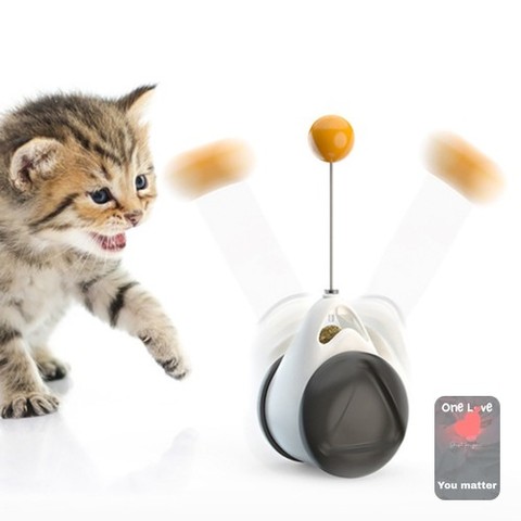 Is your feline friend in need of some excitement? 🐾 

Meet the Tumbler Balanced Wheel Swinging Ball Cat Toy! 

This interactive marvel keeps your cat engaged, swinging back and forth or spinning like a turntable. 

With a playful ball on top that moves on its own, watch as your kitty's curiosity comes alive. 

Perfect for solo play or as part of your bonding time. 

Available now for $10.50! 

Grab yours at: https://zenithpets.com/products/tumbler-balanced-wheel-swinging-ball-cat-toy 

#CatPlaytime #FelineFun #InteractiveToys #CatLovers #ZenithPets
